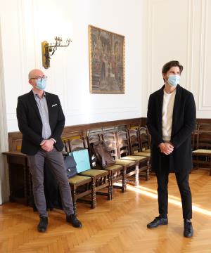 Sprejem Nika Pletikosa pri županu Občine Piran (5)